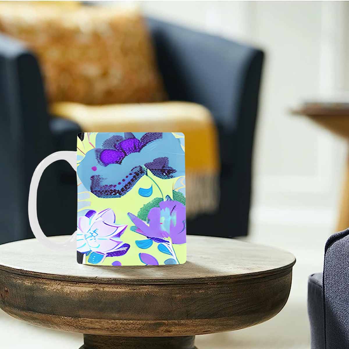 Quality Mug, coffee mug, tea cup, Bright florals, Set 1, Design 159
