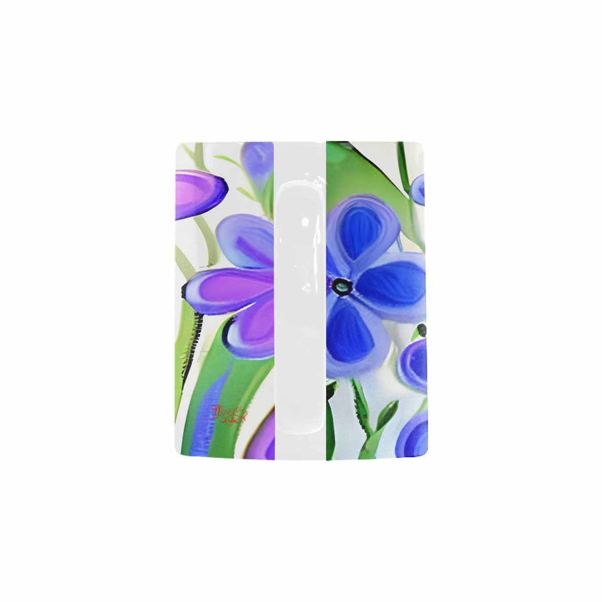 USA made Quality Mug, coffee mug, tea cup, Bright florals, Set 1, Design 57
