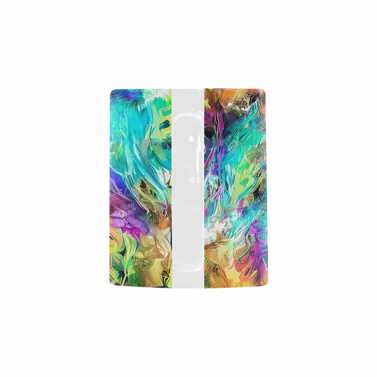 USA, Color Coffee Mug, tea cup, caucasian Face, design 10