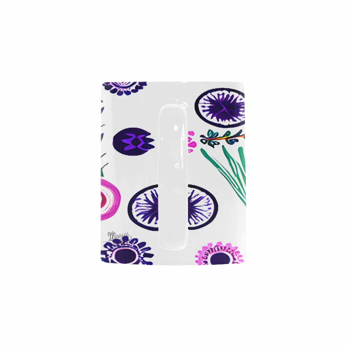 USA made Quality Mug, coffee mug, tea cup, Bright florals, Set 1A, Design 134
