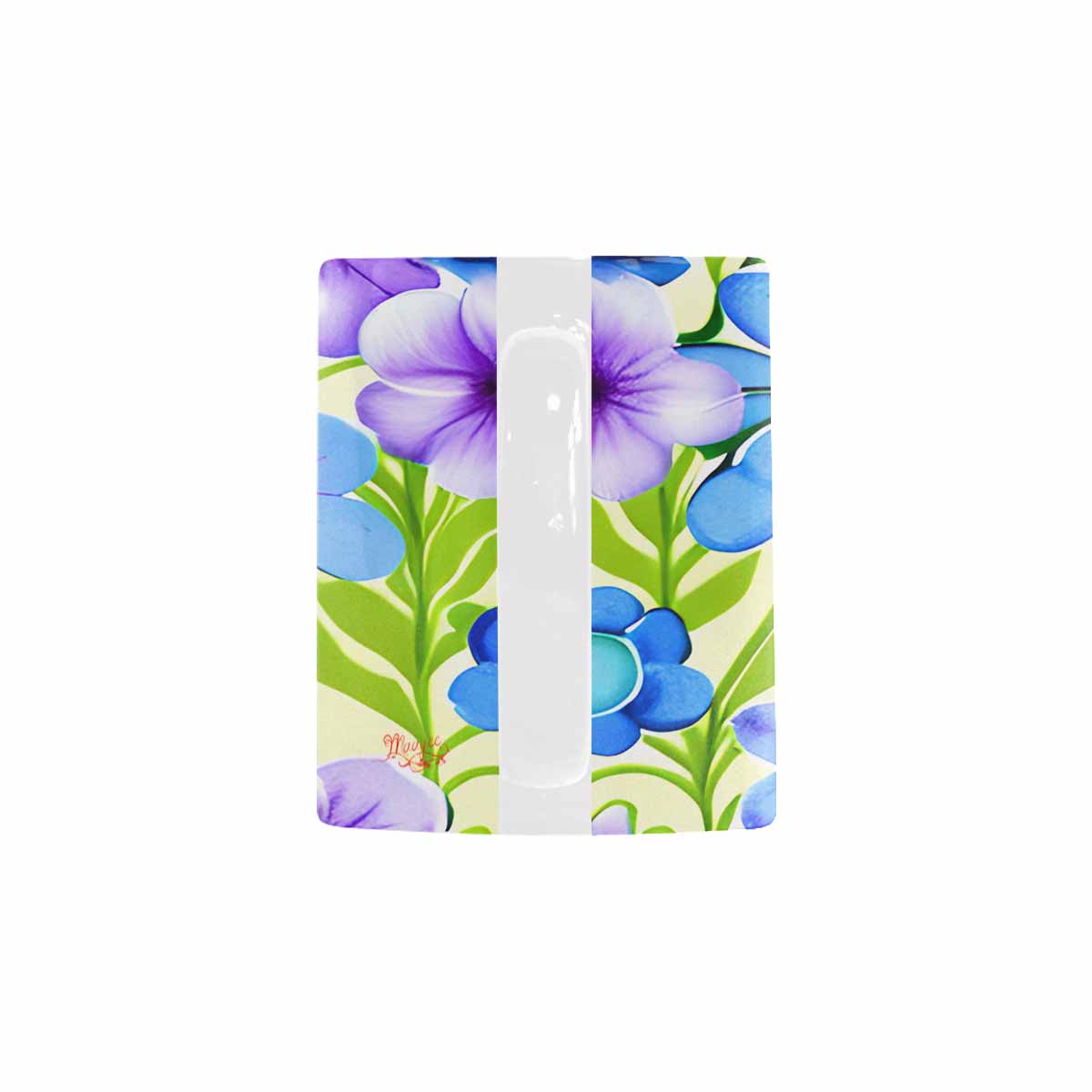 USA made Quality Mug, coffee mug, tea cup, Bright florals, Set 1, Design 122