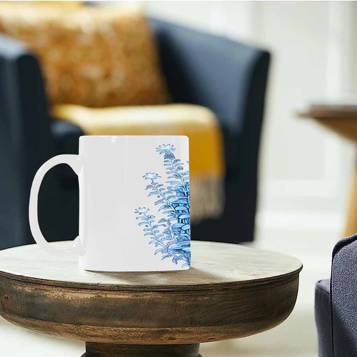 Quality Mug, coffee mug, tea cup, Bright florals, Set 2, design 24