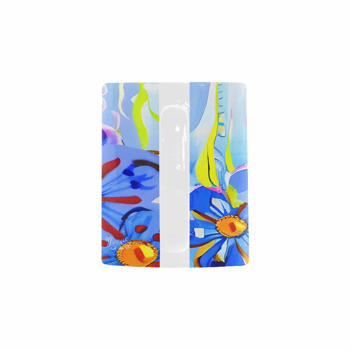 USA made Quality Mug, coffee mug, tea cup, Bright florals, Set 1, Design 148