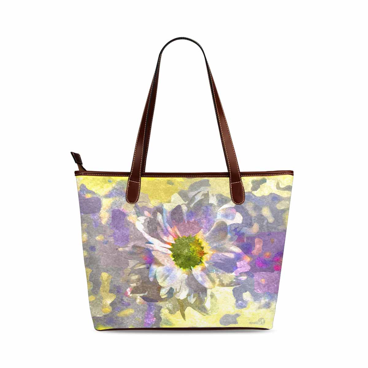 Classic Fabric handbag, watercolor floral, design 85
