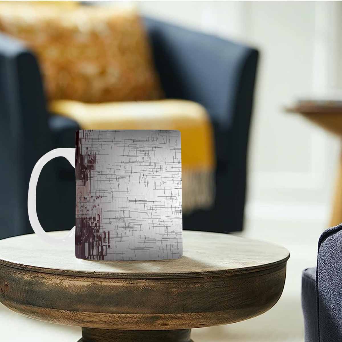 Quality Mug, coffee mug, tea cup, B & W Abstract, Set 1, design 105