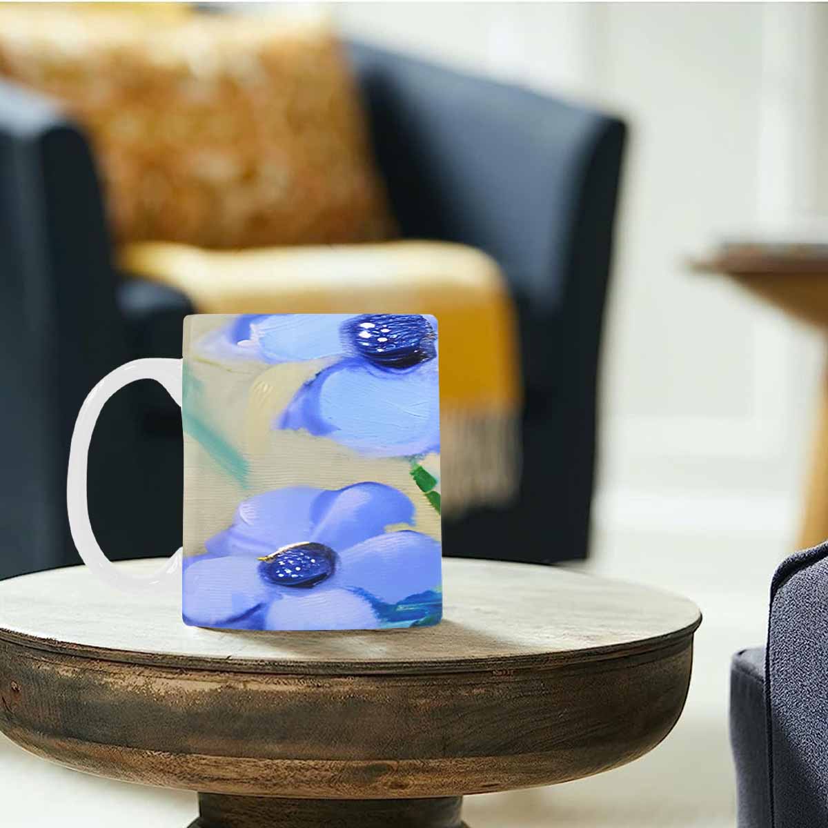 Quality Mug, coffee mug, tea cup, Bright florals, Set 1, Design 162