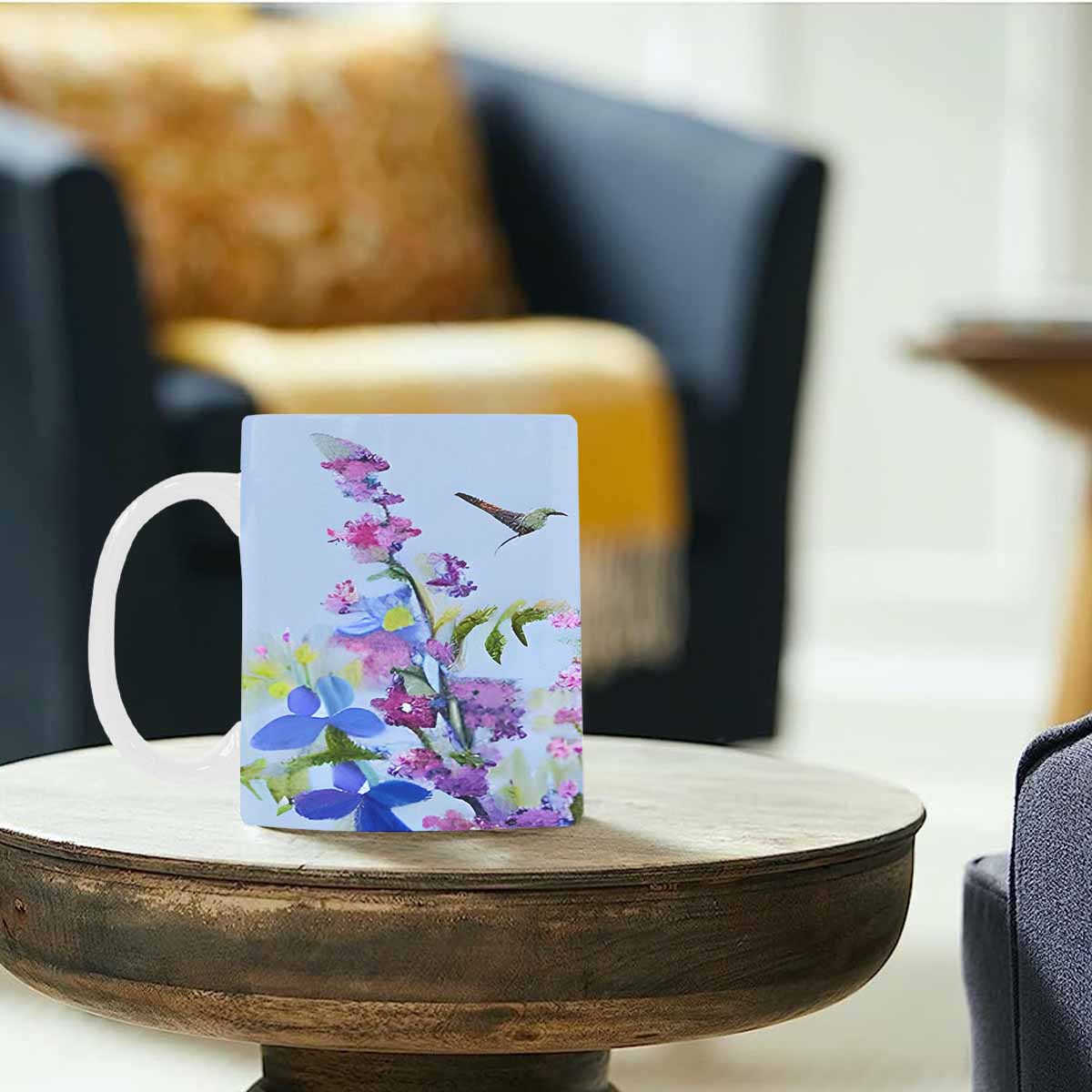 Quality Mug, coffee mug, tea cup, Bright florals, Set 1, Design 94