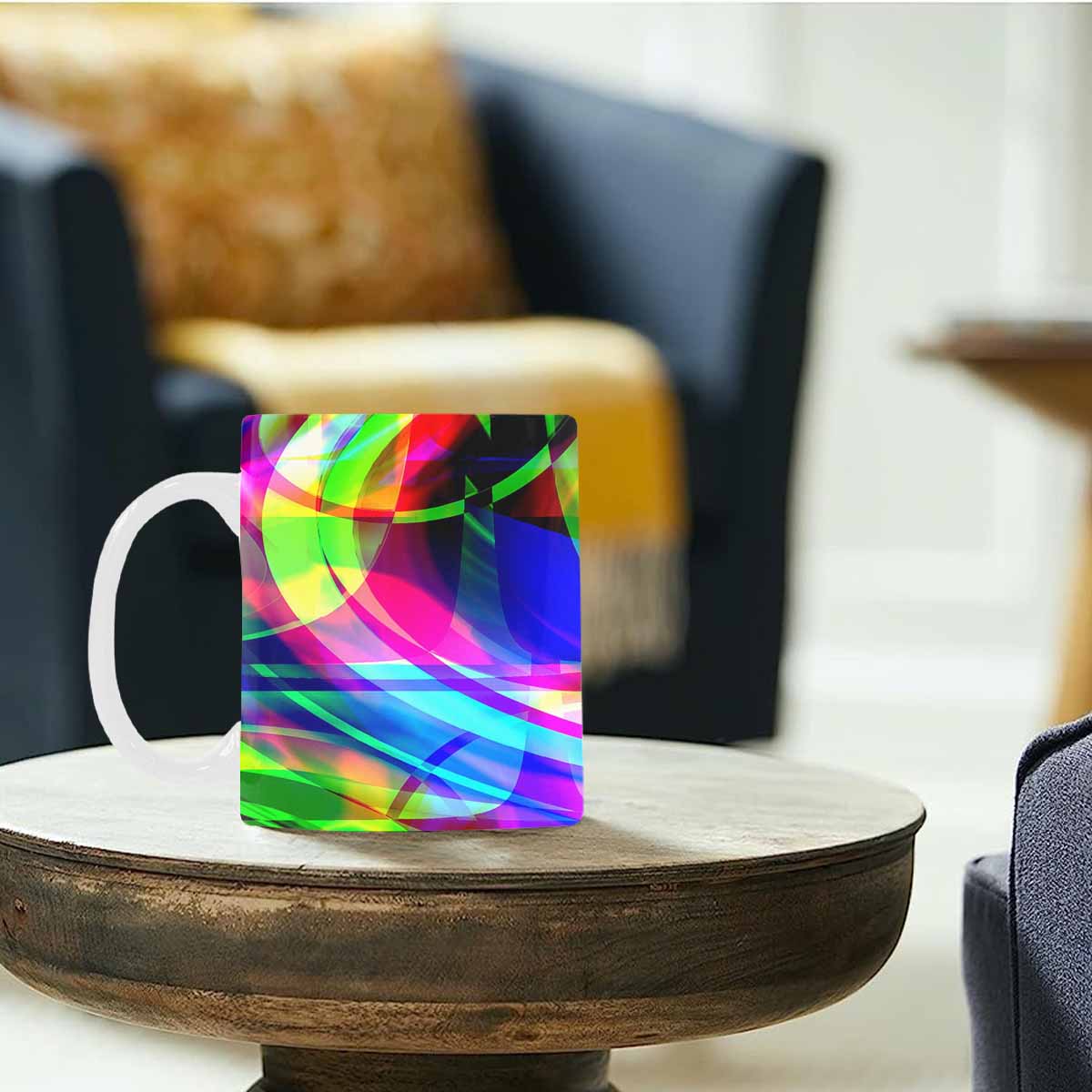 Unique Abstract design coffee mug, set 1, design 177
