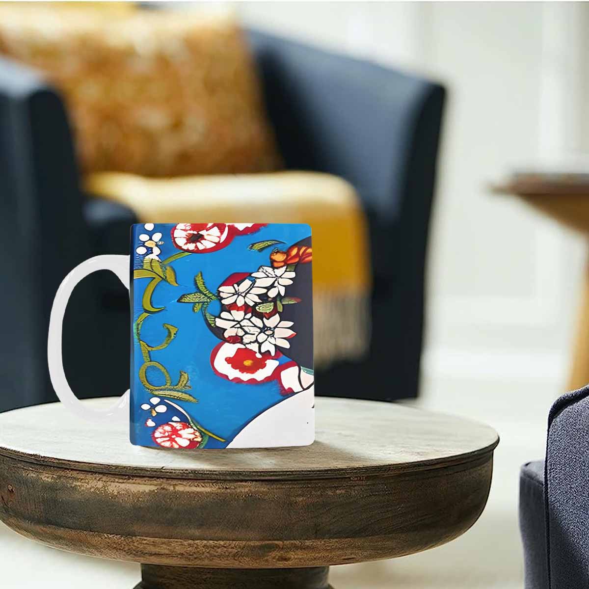 Quality Mug, coffee mug, tea cup, Asian Faces, Design 38