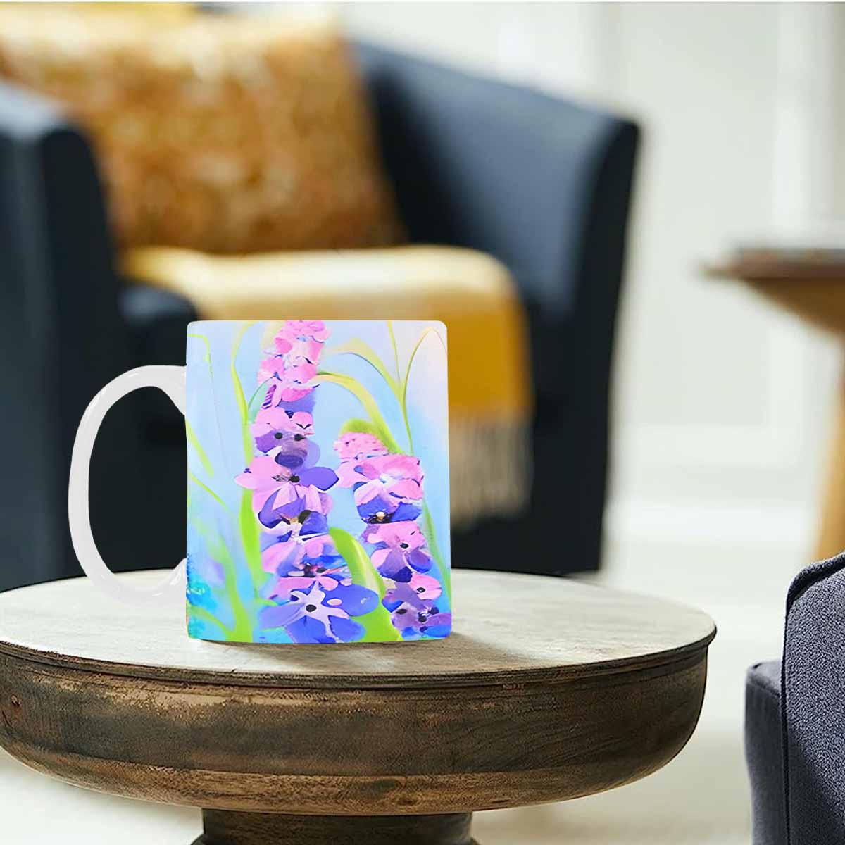 Quality Mug, coffee mug, tea cup, Bright florals, Set 1, Design 95