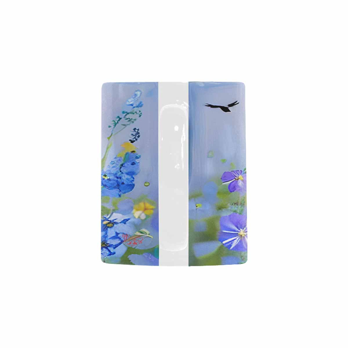 USA made Quality Mug, coffee mug, tea cup, Bright florals, Set 1, Design 93