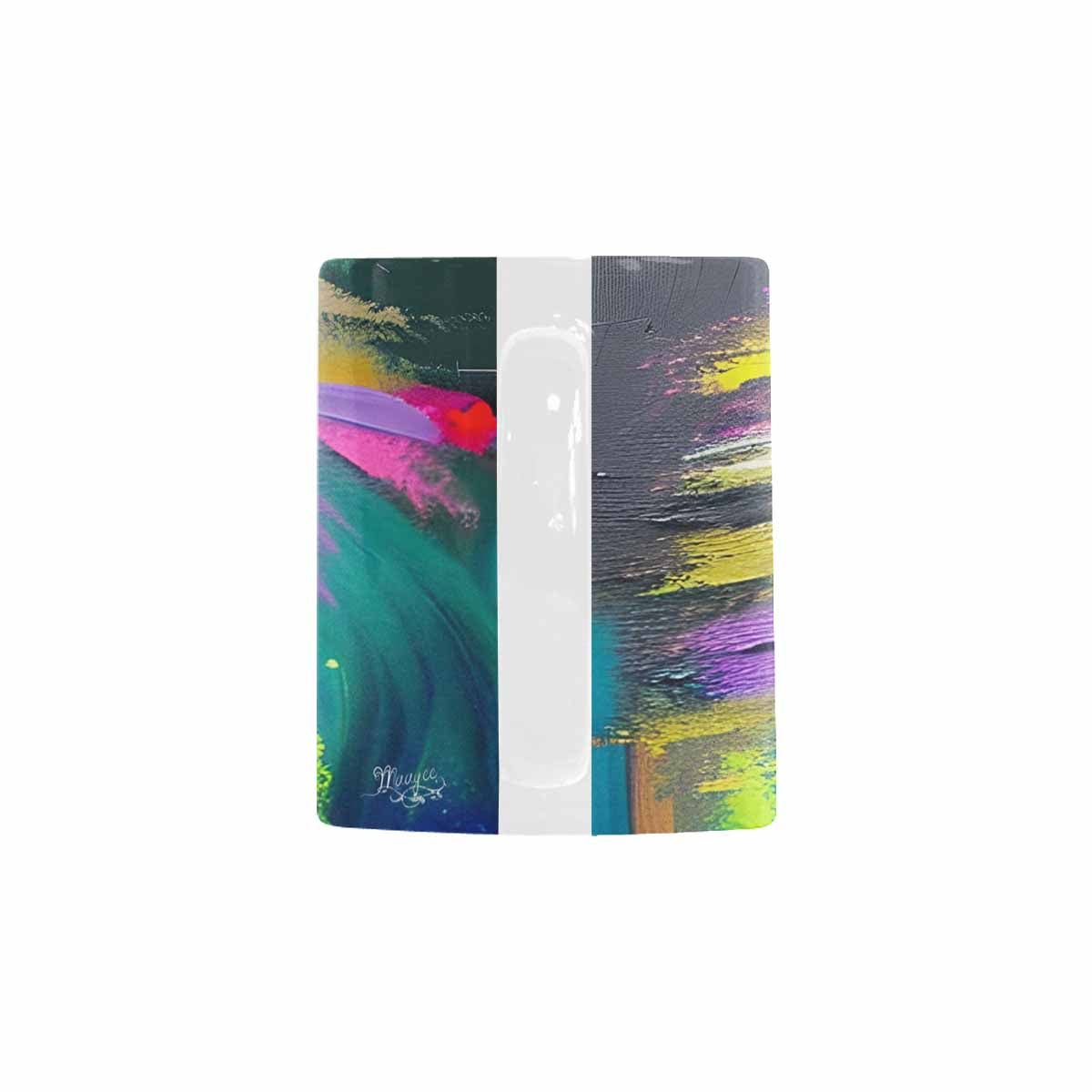 USA, Color Coffee Mug, tea cup, caucasian Face, design 1