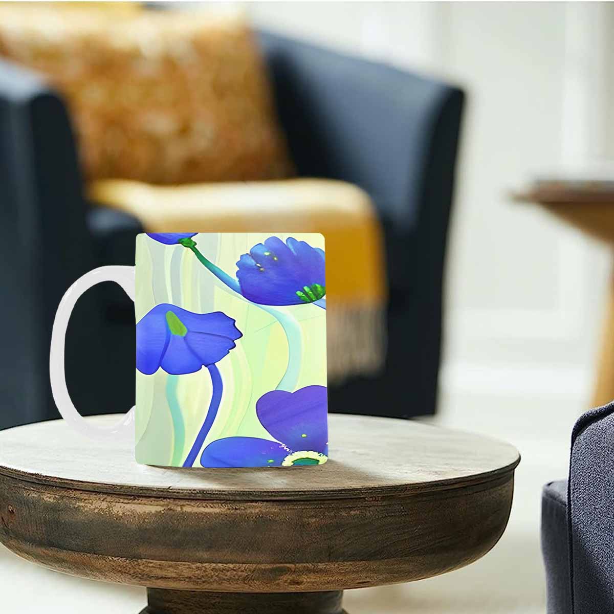 Quality Mug, coffee mug, tea cup, Bright florals, Set 1, Design 56
