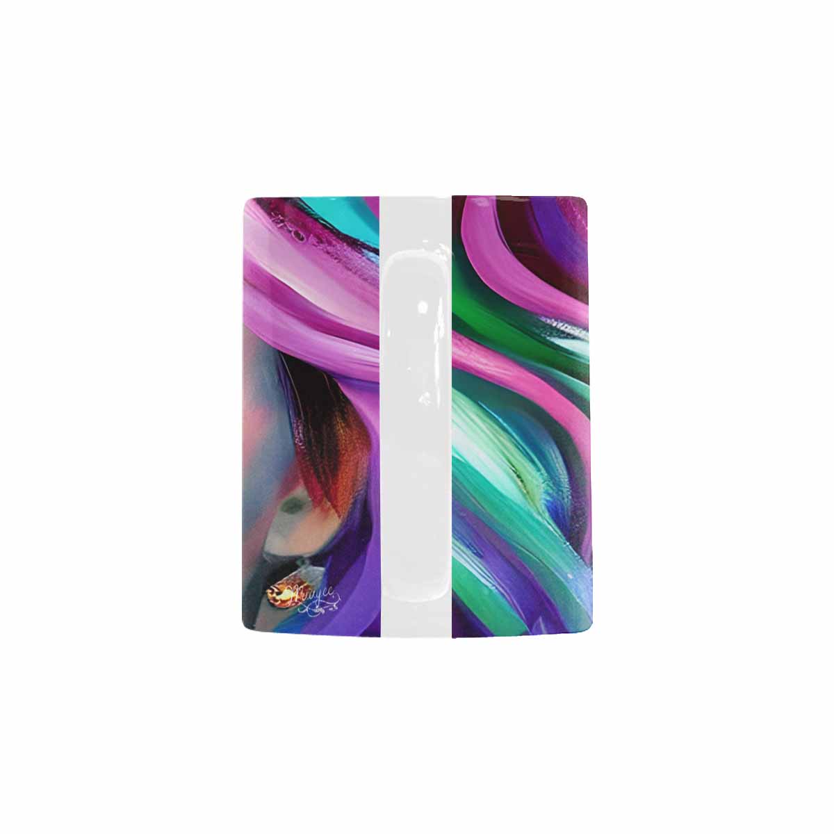 USA, Color Coffee Mug, tea cup, caucasian Face, design 19