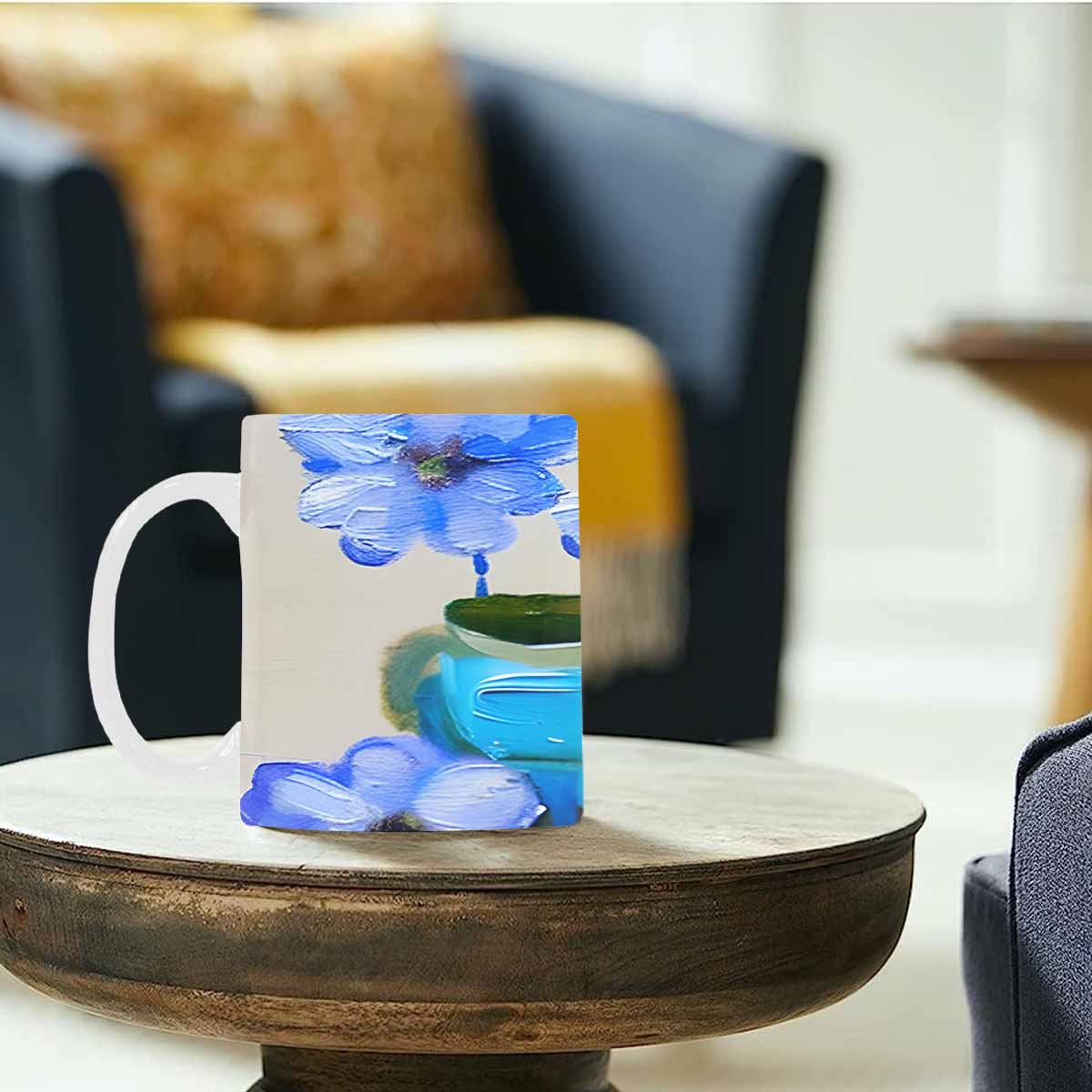 Quality Mug, coffee mug, tea cup, Bright florals, Set 1, Design 163