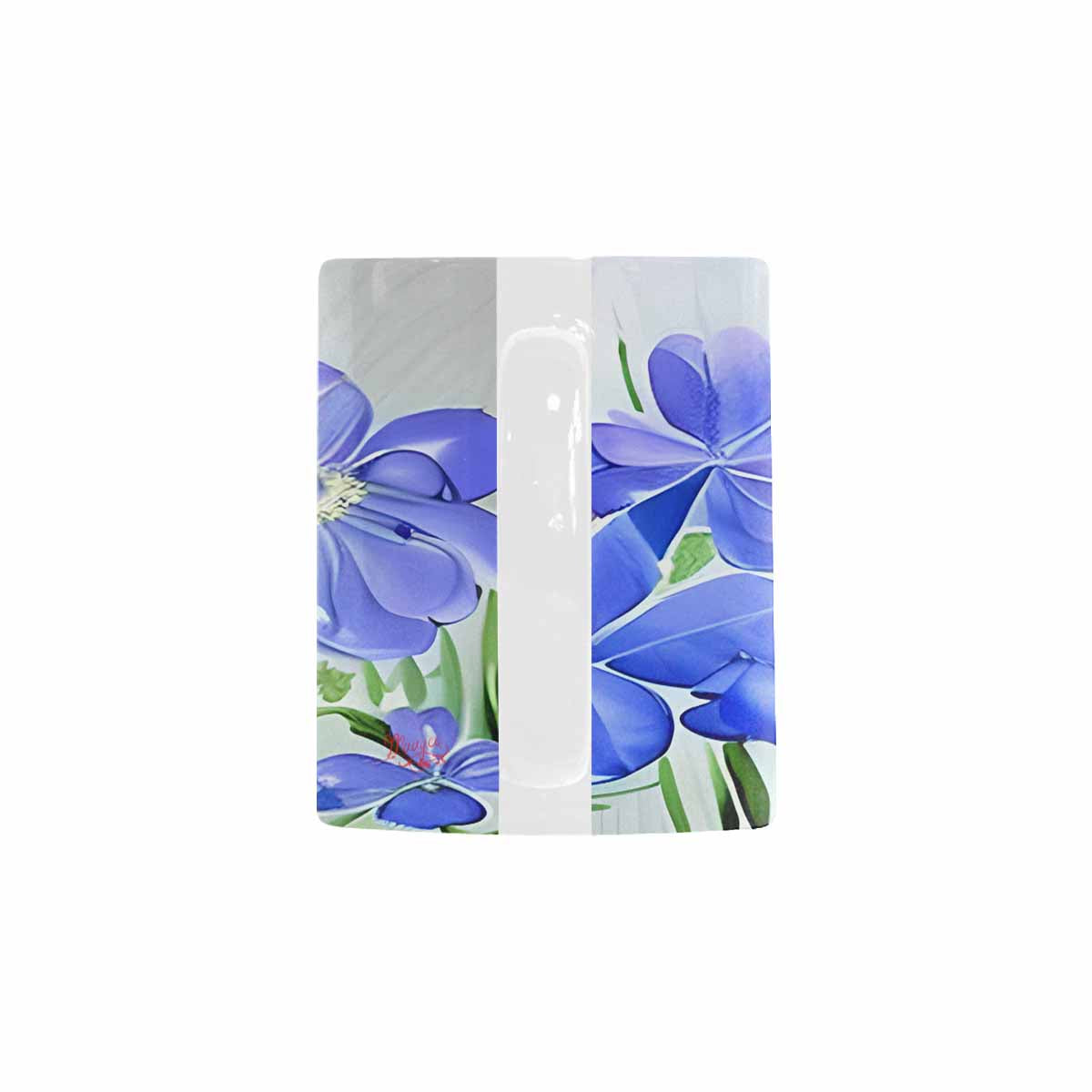 USA made Quality Mug, coffee mug, tea cup, Bright florals, Set 1, Design 86