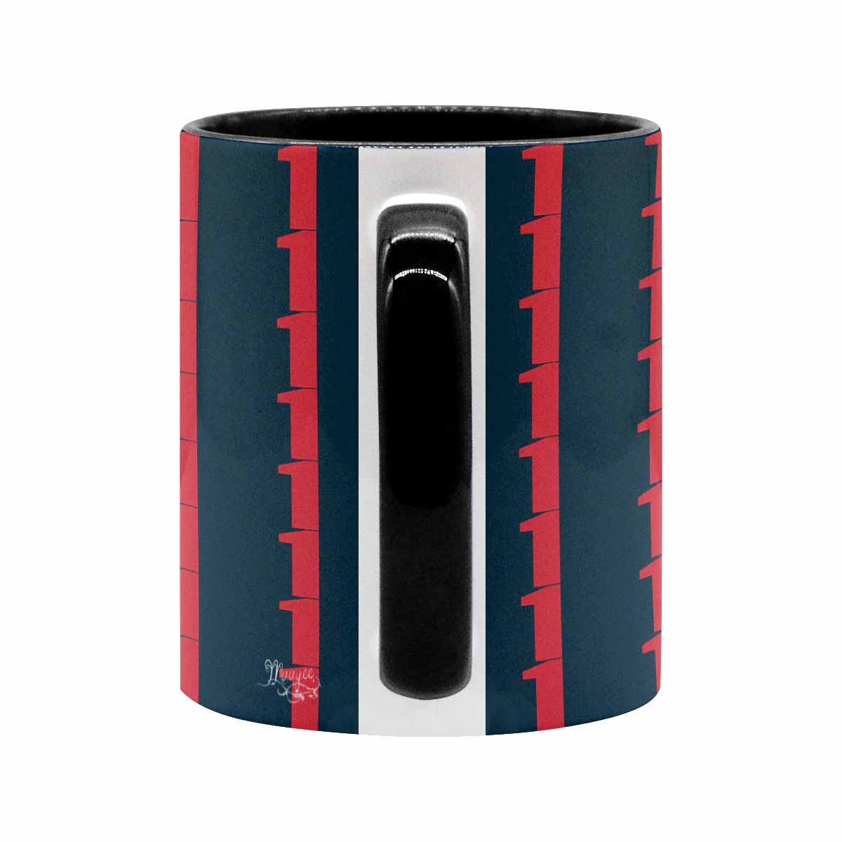 Coffee Mug, tea cup, black core, abstract, design 46