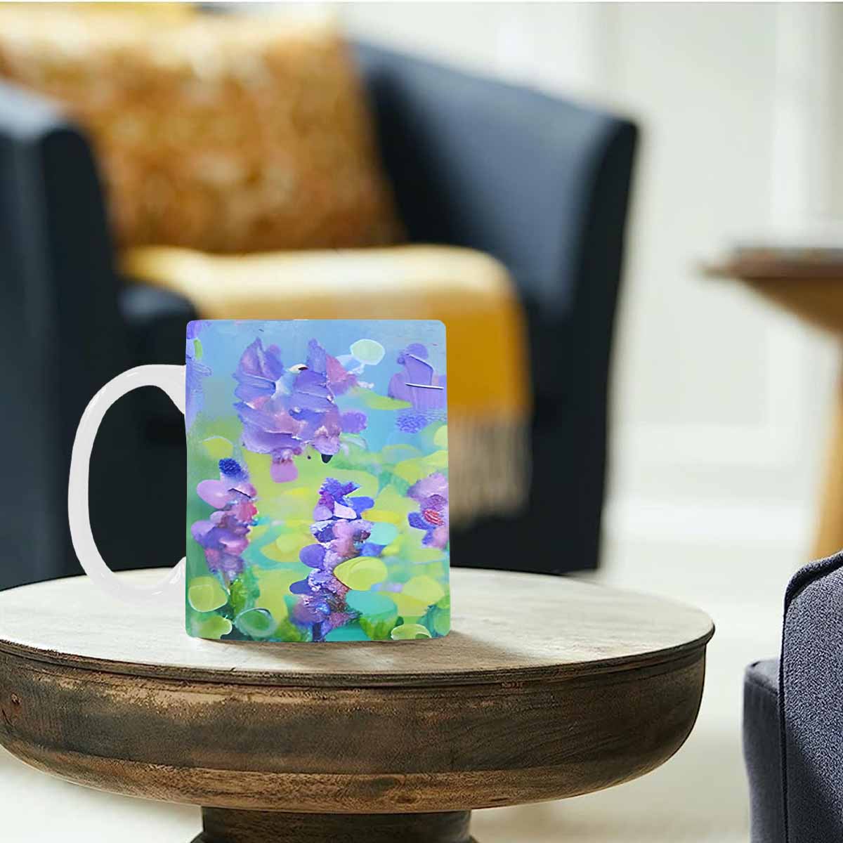 Quality Mug, coffee mug, tea cup, Bright florals, Set 1, Design 99