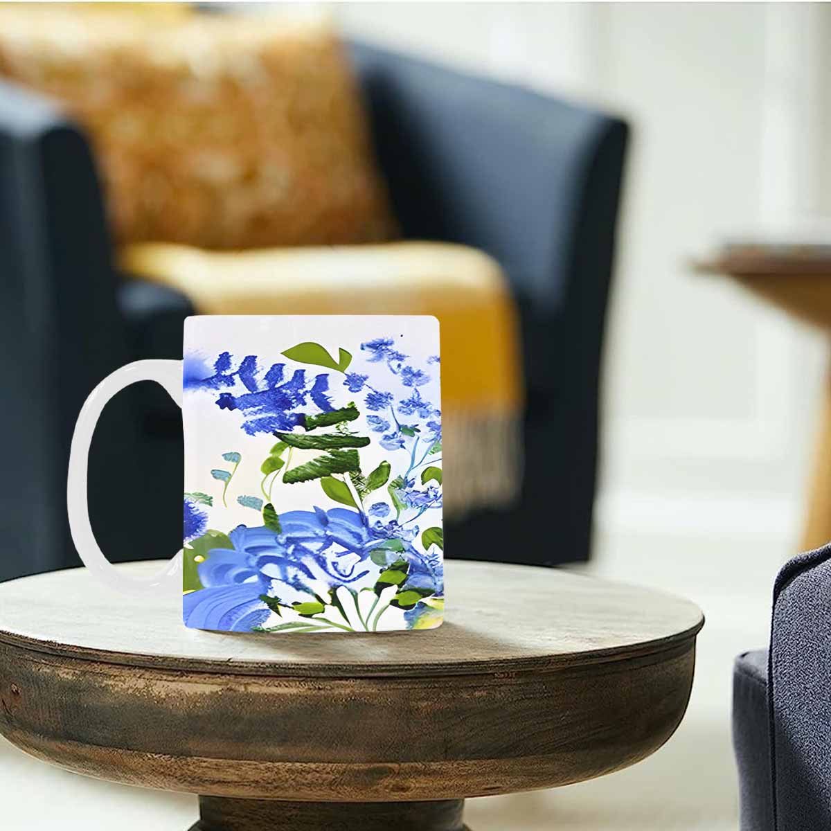 Quality Mug, coffee mug, tea cup, Bright florals, Set 1, Design 24