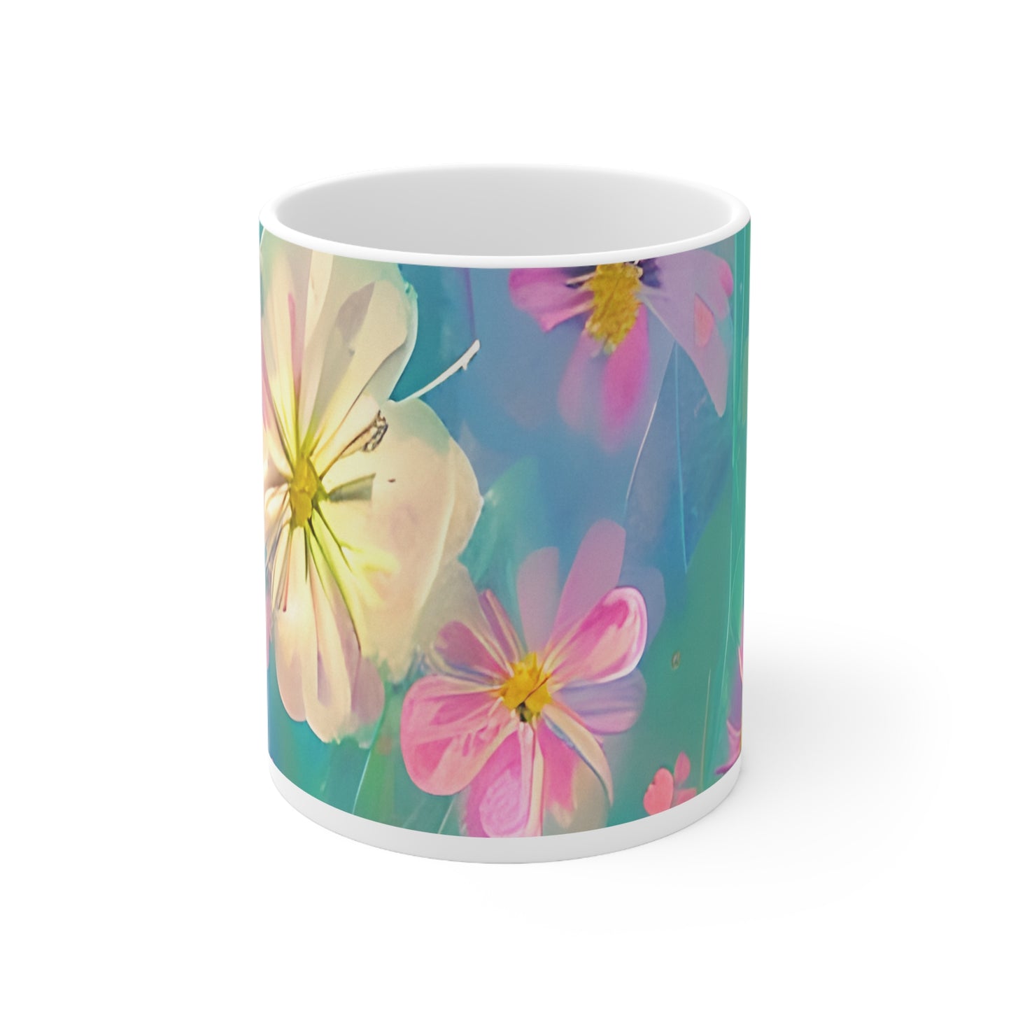 Quality Mug, coffee mug , tea cup, Set 2, Floral design 10