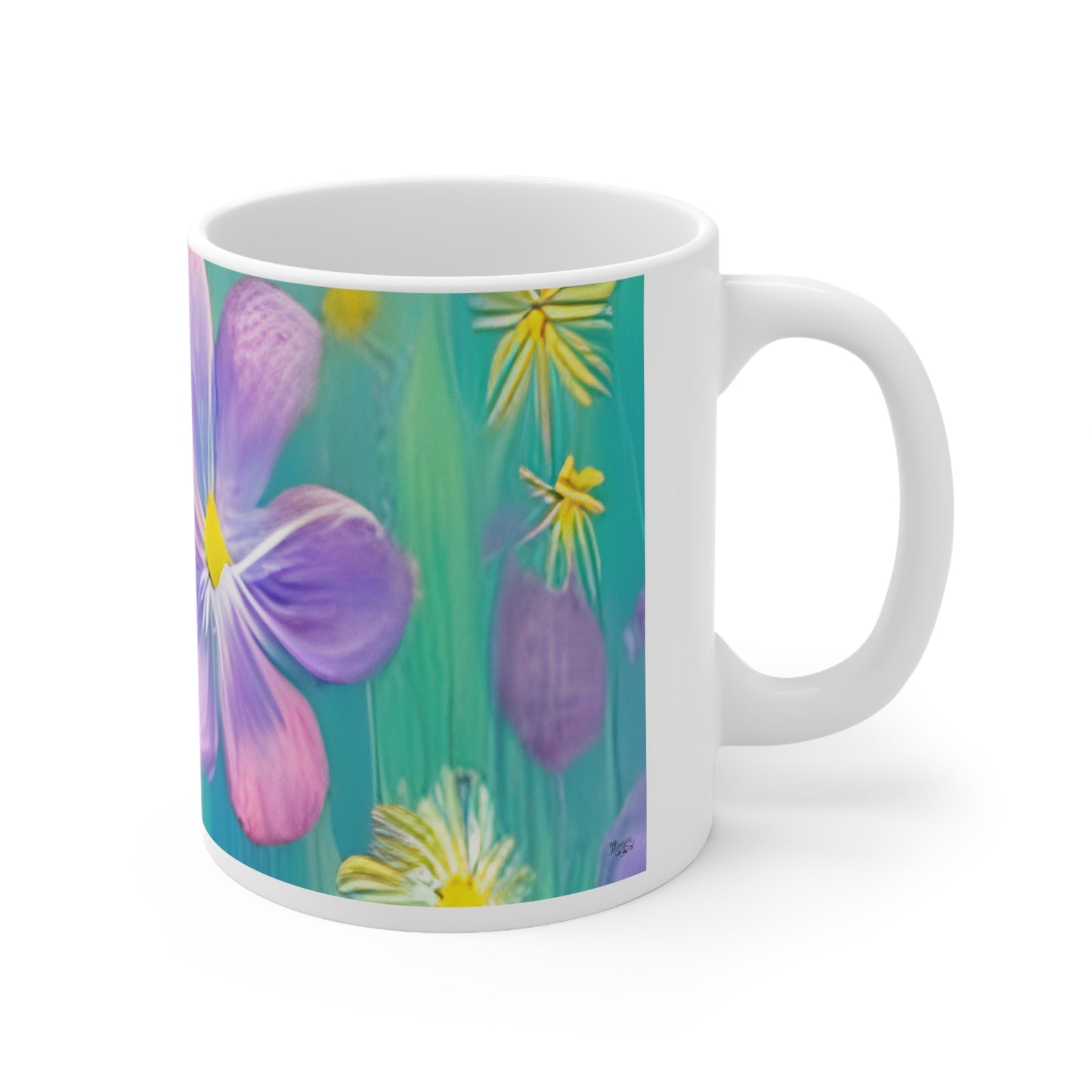 Quality Mug, coffee mug , tea cup, Set 2, Floral design 8