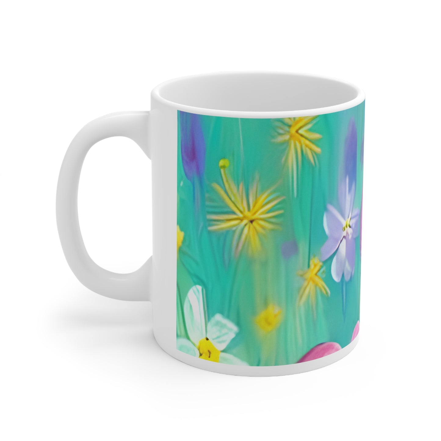 Quality Mug, coffee mug , tea cup, Set 2, Floral design 8