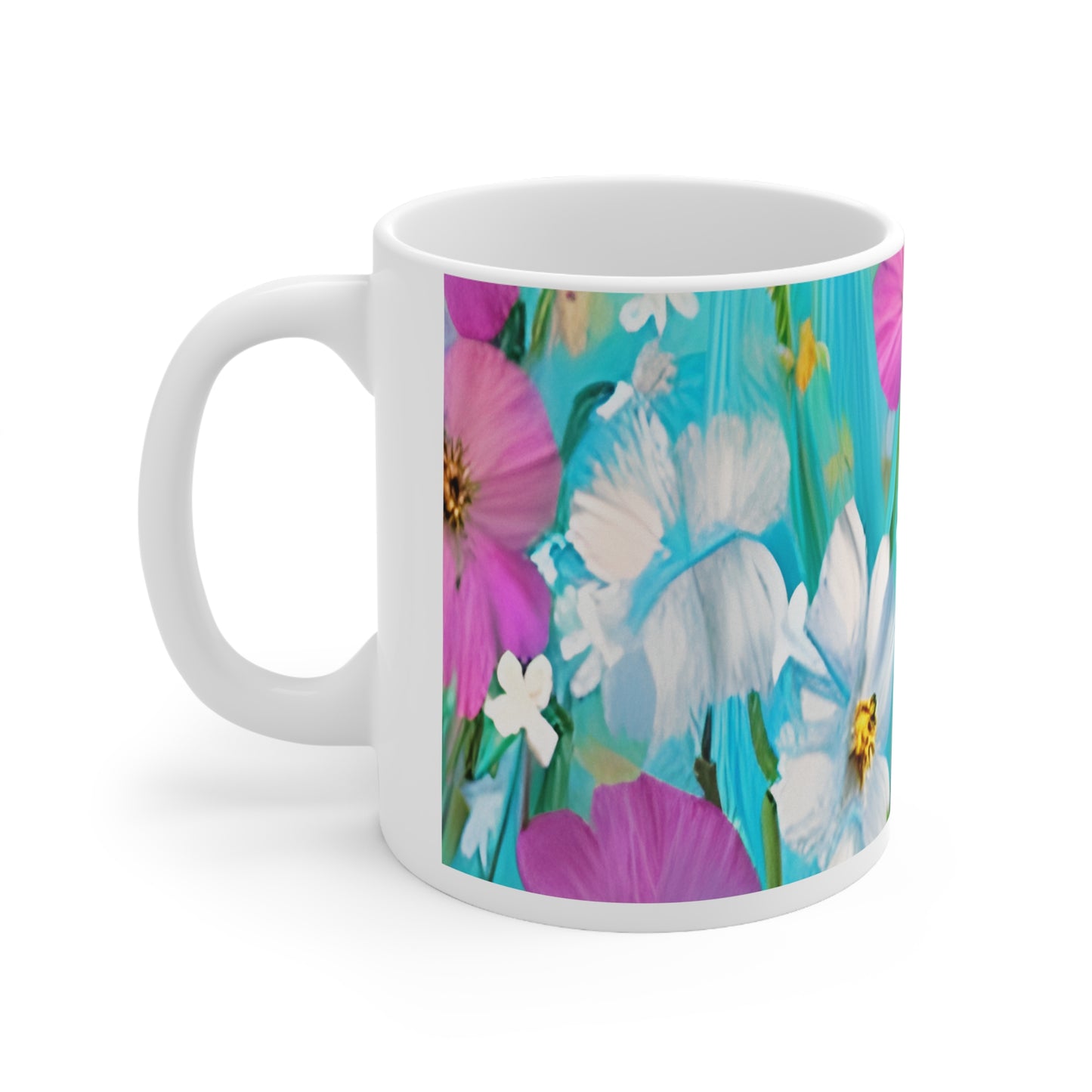 Quality Mug, coffee mug , tea cup, Set 2, Floral design 3