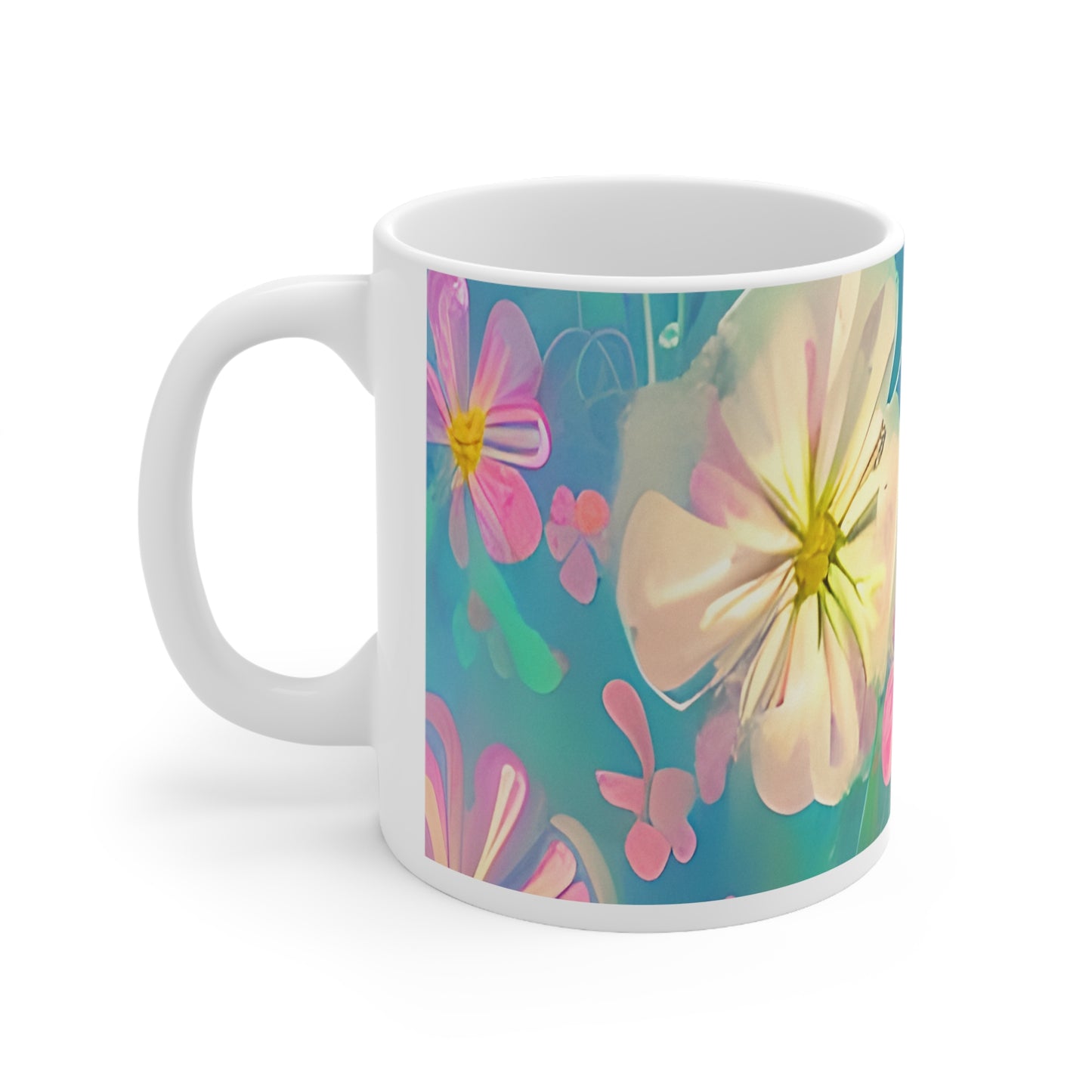 Quality Mug, coffee mug , tea cup, Set 2, Floral design 10