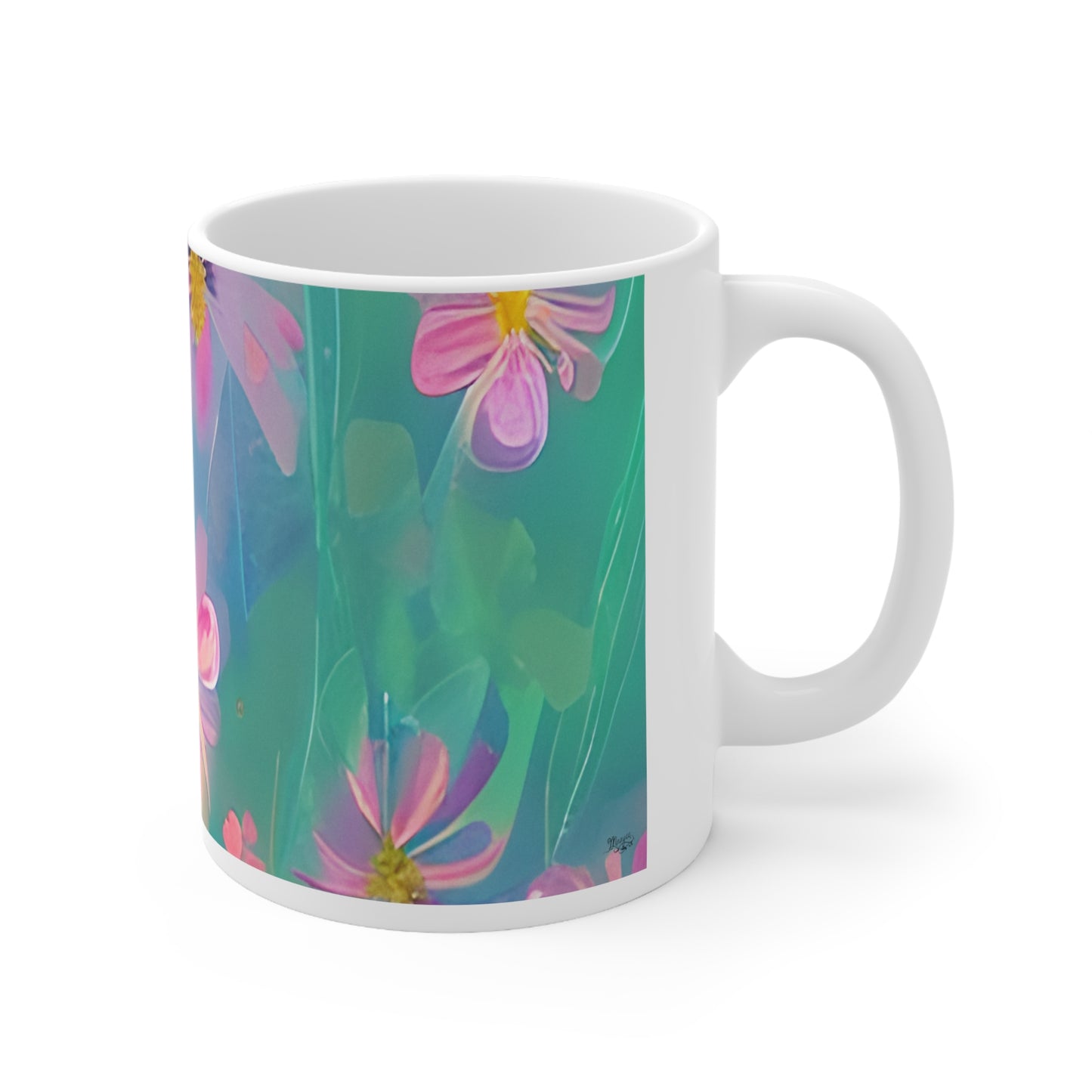 Quality Mug, coffee mug , tea cup, Set 2, Floral design 10