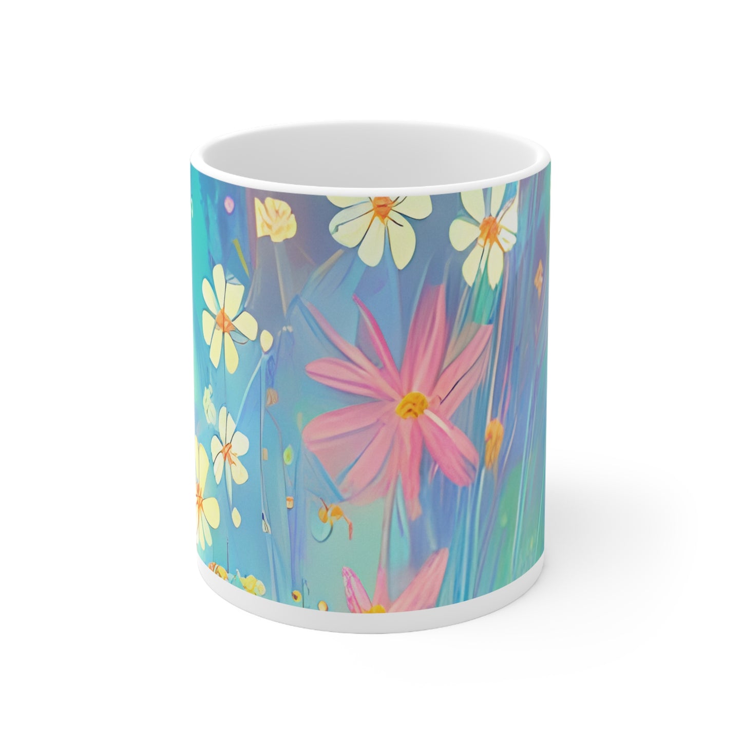 Quality Mug, coffee mug , tea cup, Set 2, Floral design 6