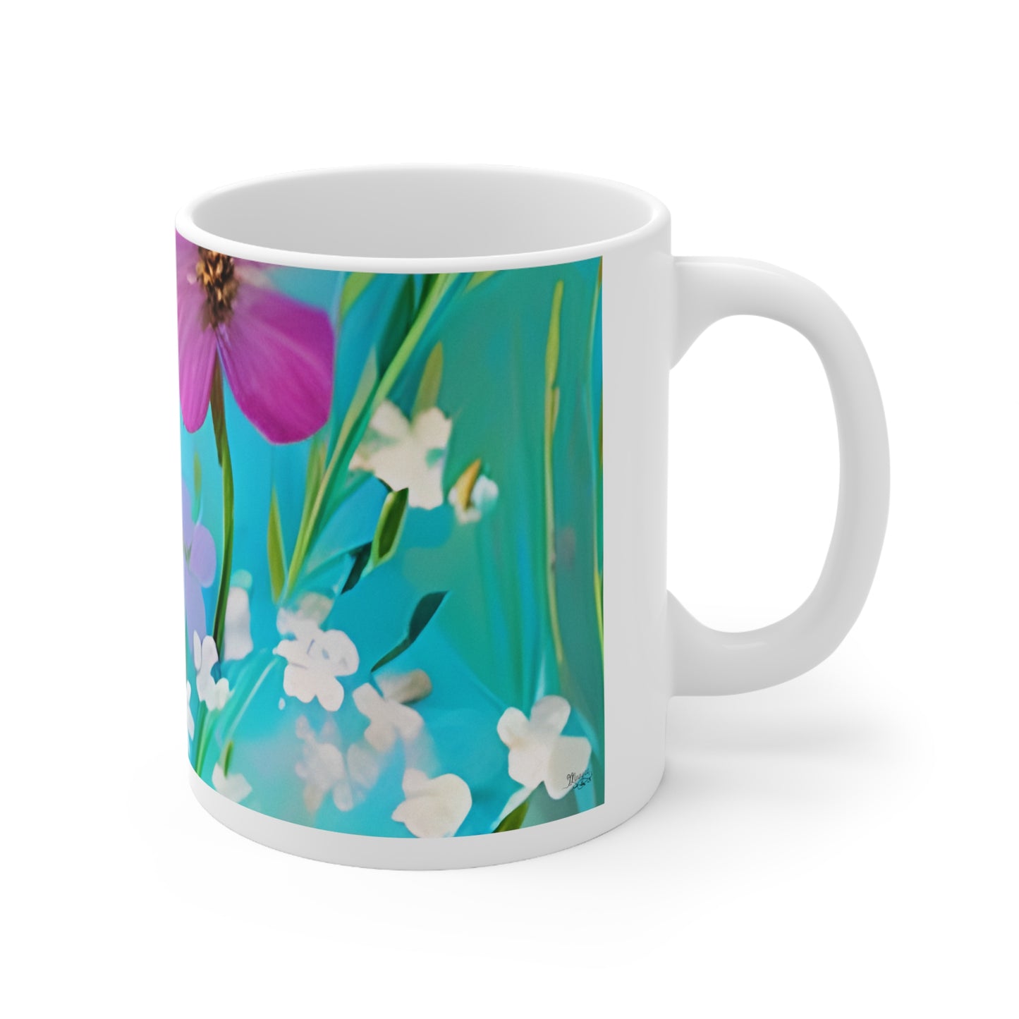 Quality Mug, coffee mug , tea cup, Set 2, Floral design 2