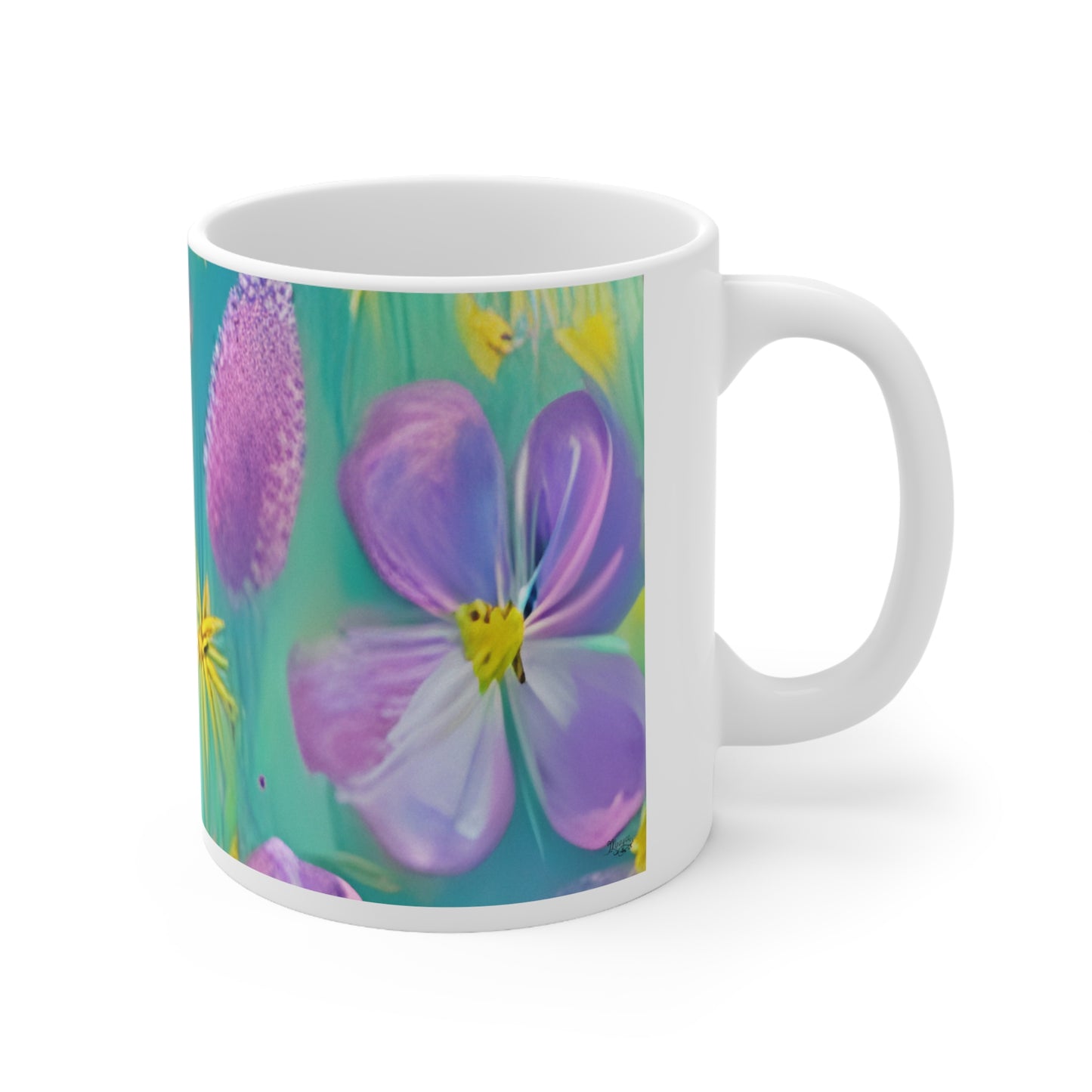 Quality Mug, coffee mug , tea cup, Set 2, Floral design 9