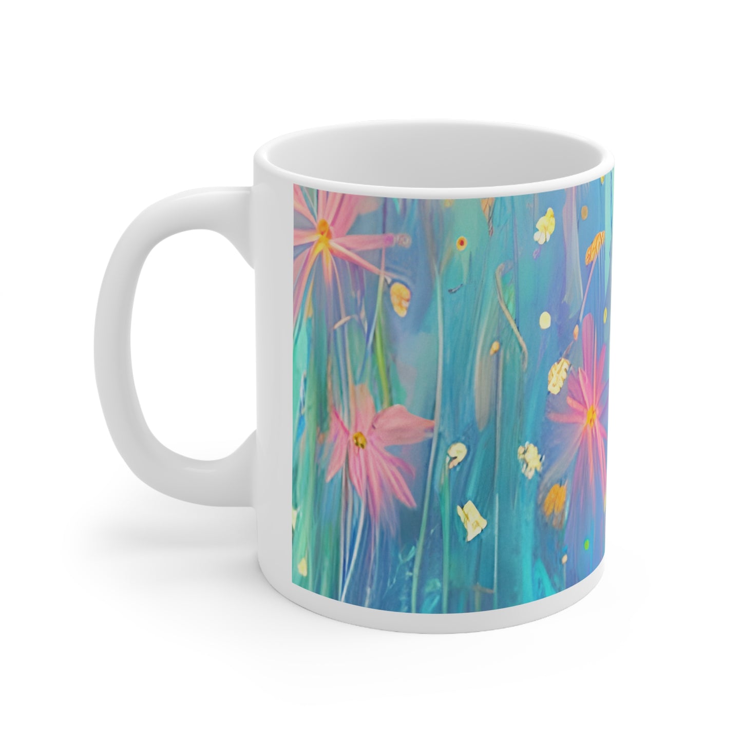 Quality Mug, coffee mug , tea cup, Set 2, Floral design 7