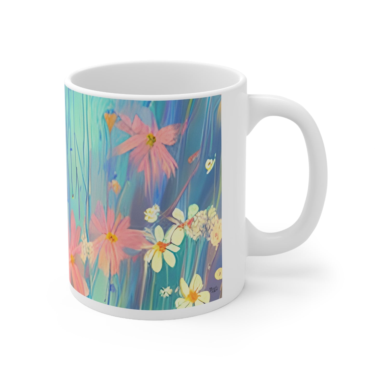 Quality Mug, coffee mug , tea cup, Set 2, Floral design 7