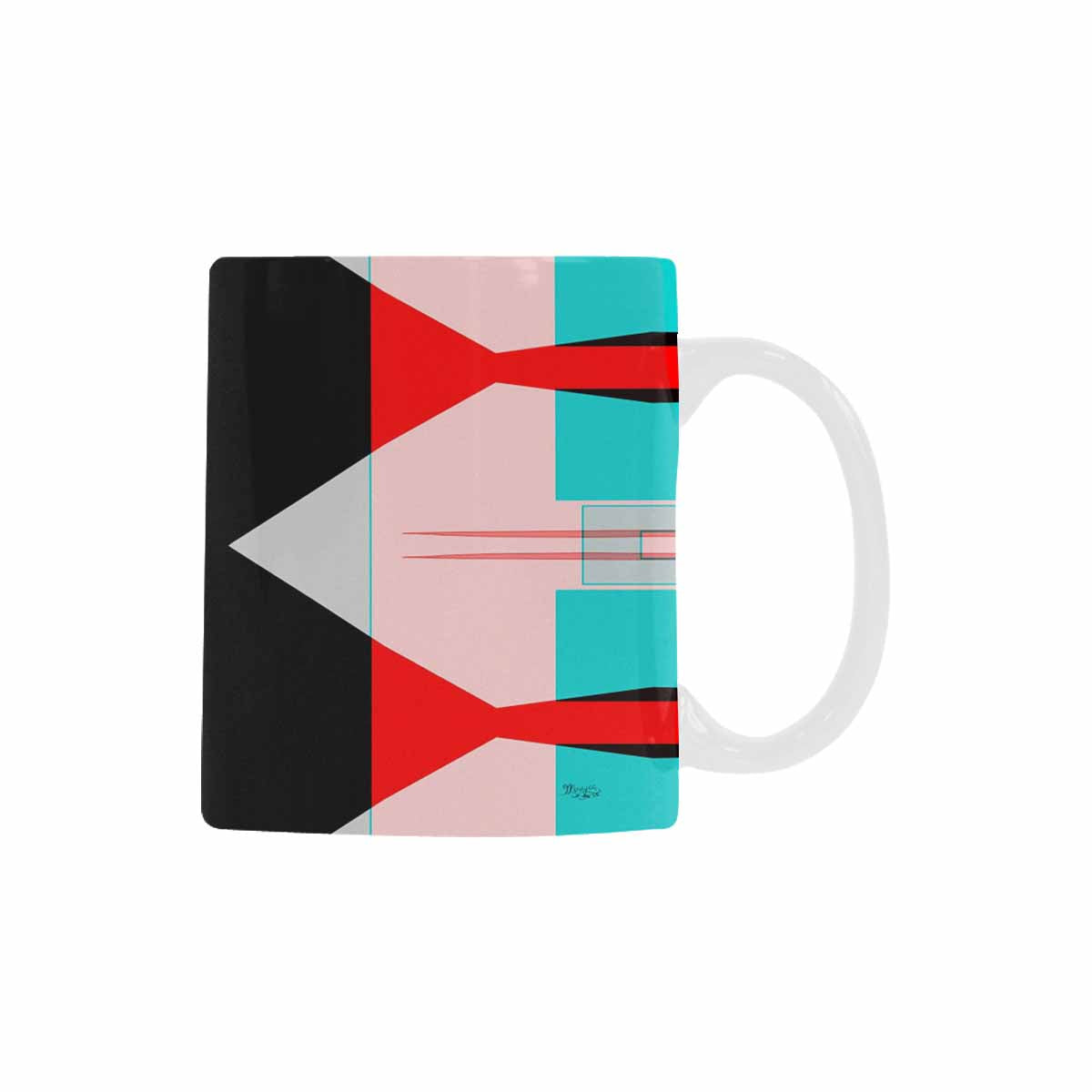 Unique Abstract design coffee mug, set 1, design 129