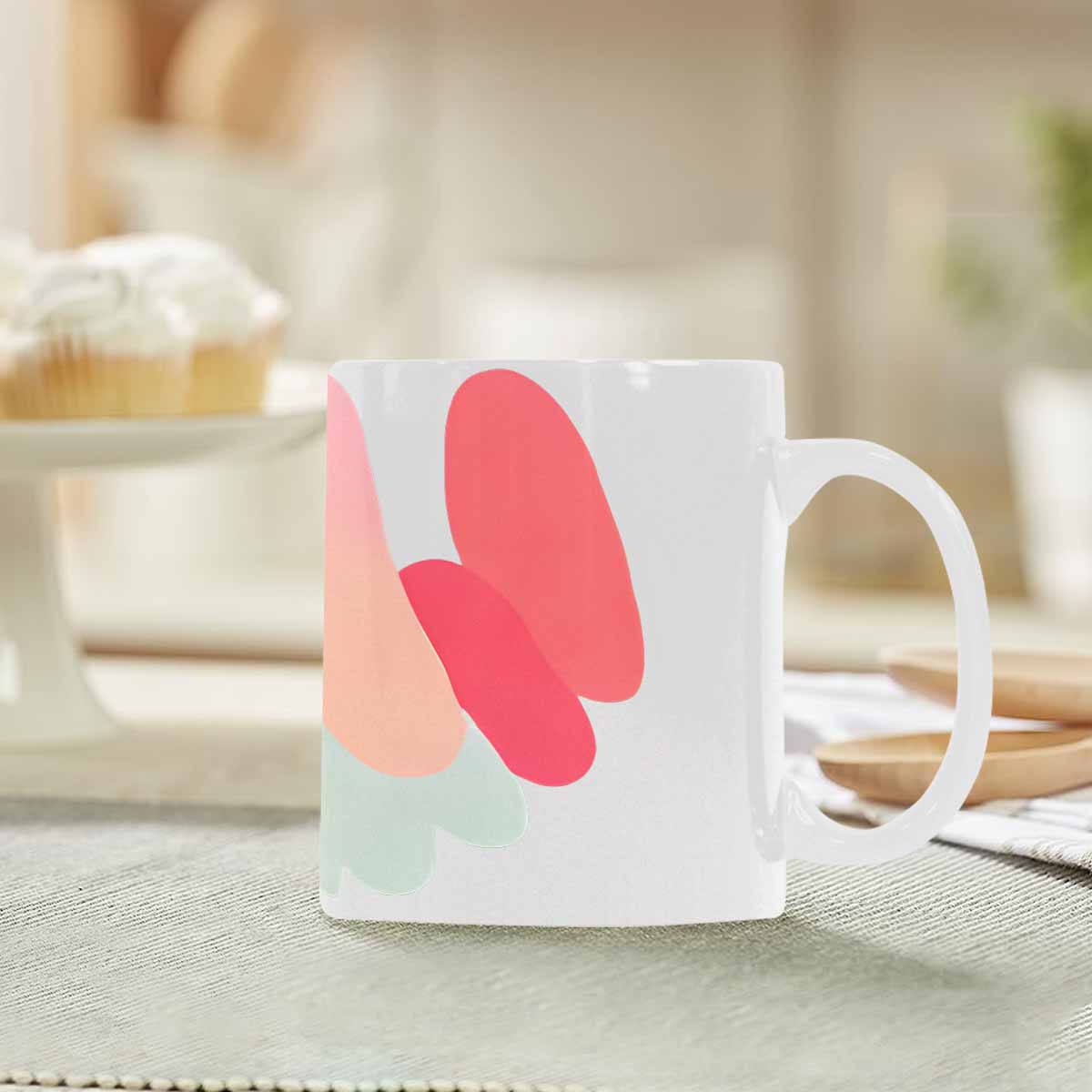 Quality Mug, coffee mug, tea cup, Bold Abstract, Set 1, design 2