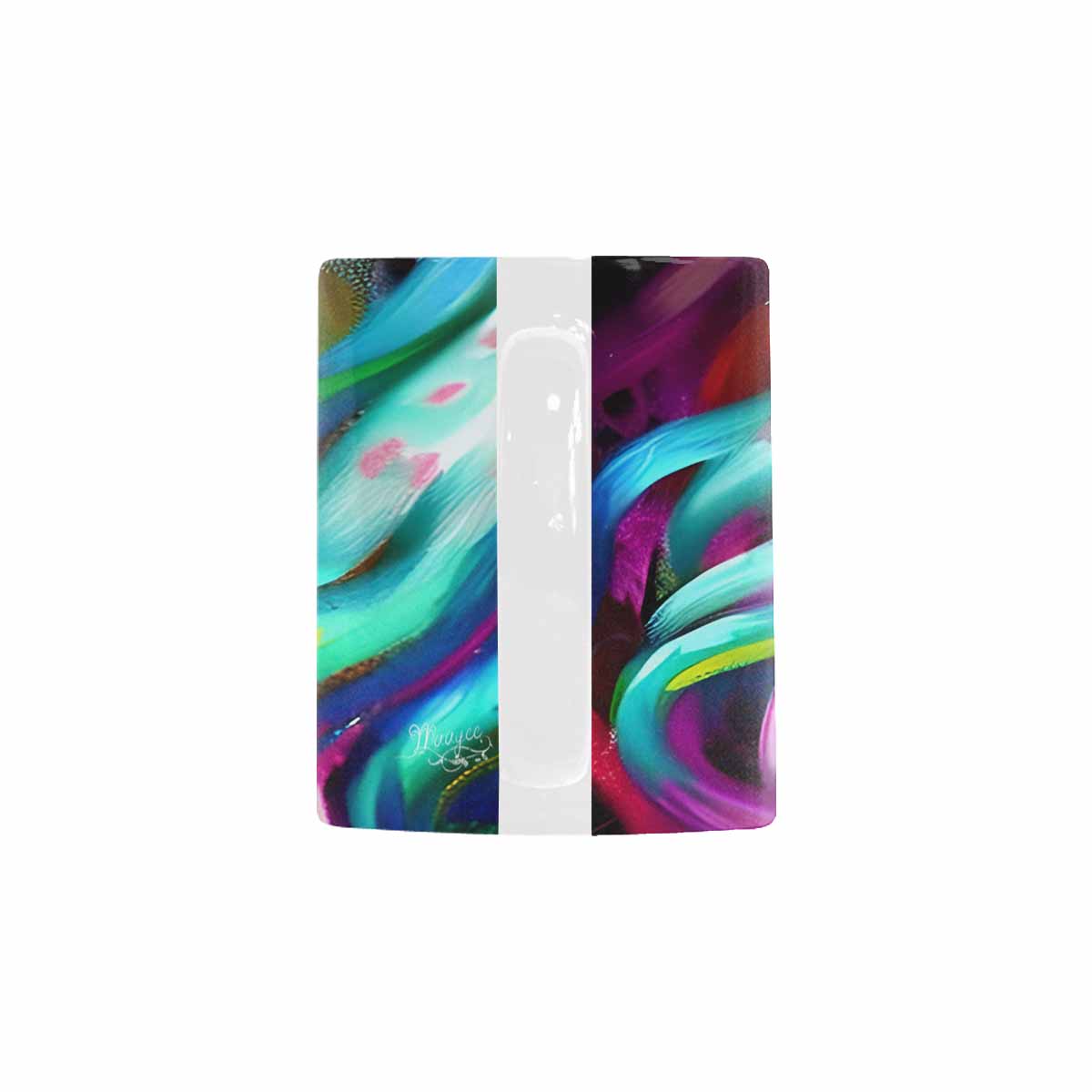 USA, Color Coffee Mug, tea cup, caucasian Face, design 21