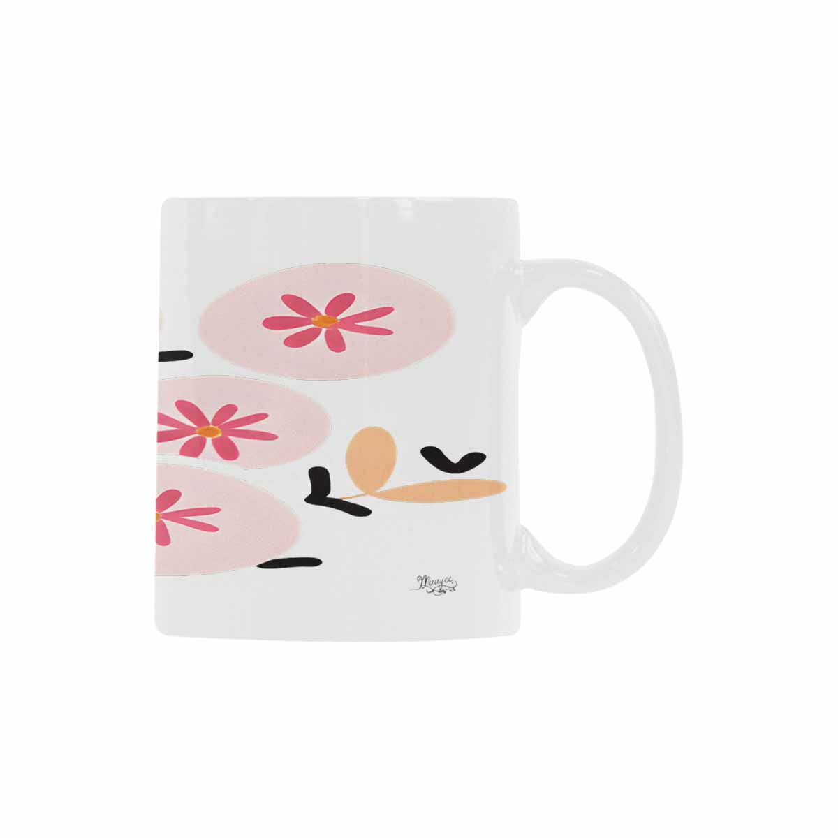 Quality Mug, coffee mug, tea cup, Bright florals, Set 2, design 16