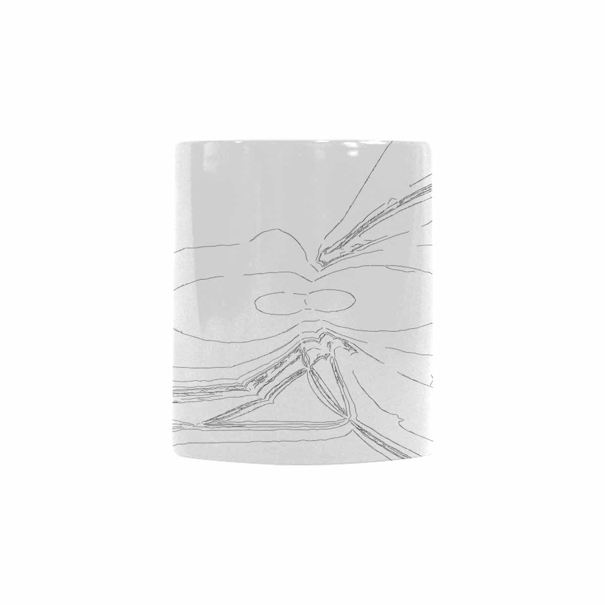 Quality Mug, coffee mug, tea cup, B & W Abstract, Set 1, design 123