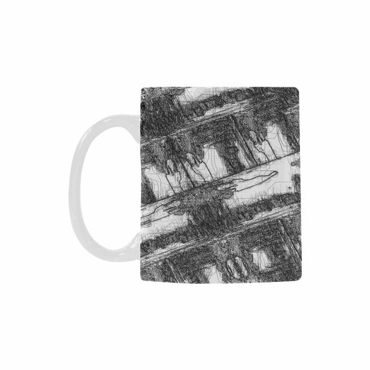 Quality Mug, coffee mug, tea cup, B & W Abstract, Set 1, design 65