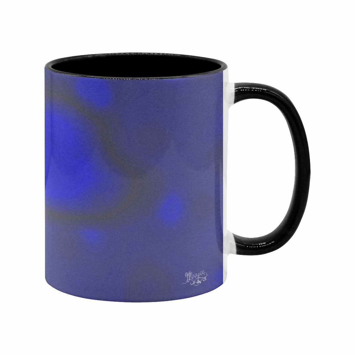 Coffee Mug, tea cup, black core, abstract, design 118