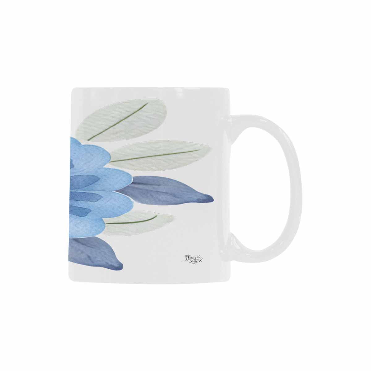 Quality Mug, coffee mug, tea cup, Bright florals, Set 2, design 21