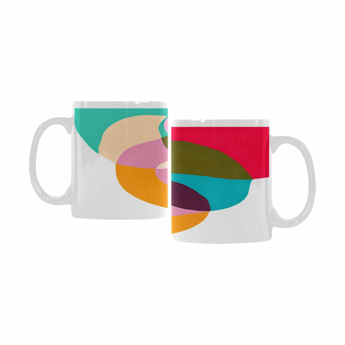 Quality Mug, coffee mug, tea cup, Bold Abstract, Set 1, design 117