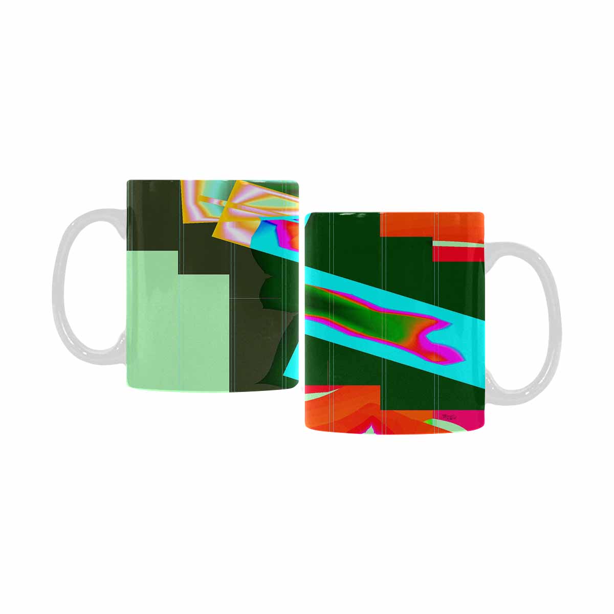 Unique Abstract design coffee mug, set 1, design 171