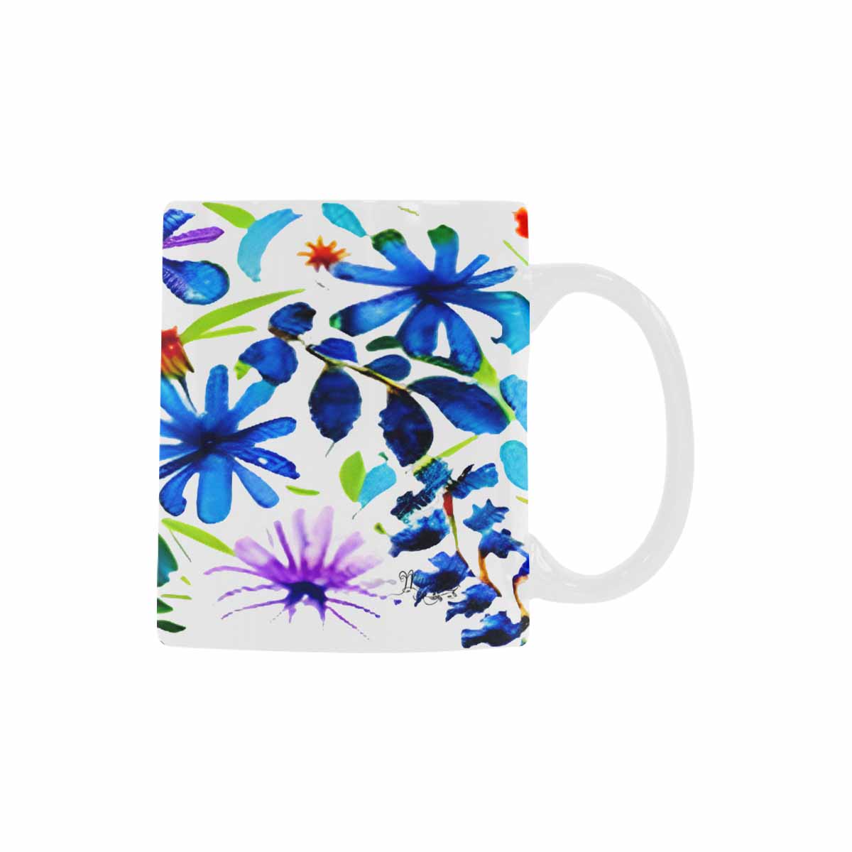 Quality Mug, coffee mug, tea cup, Bright florals, Set 1A, Design 15