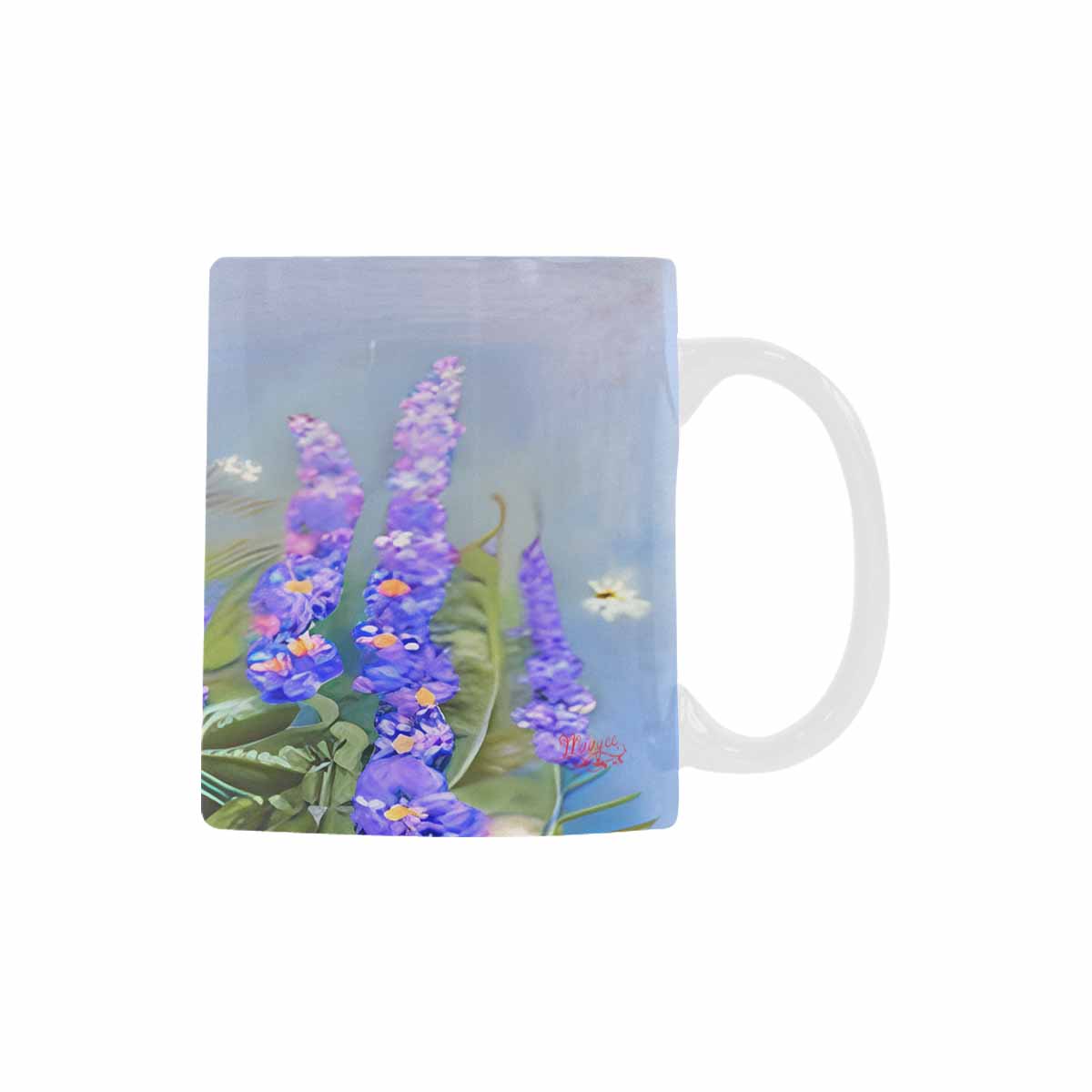 Quality Mug, coffee mug, tea cup, Bright florals, Set 1, Design 98