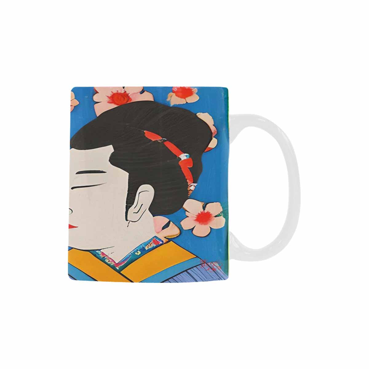 Quality Mug, coffee mug, tea cup, Asian Faces, Design 55