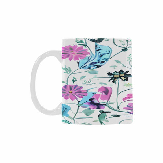 Quality Mug, coffee mug, tea cup, Bright florals, Set 2, design 30