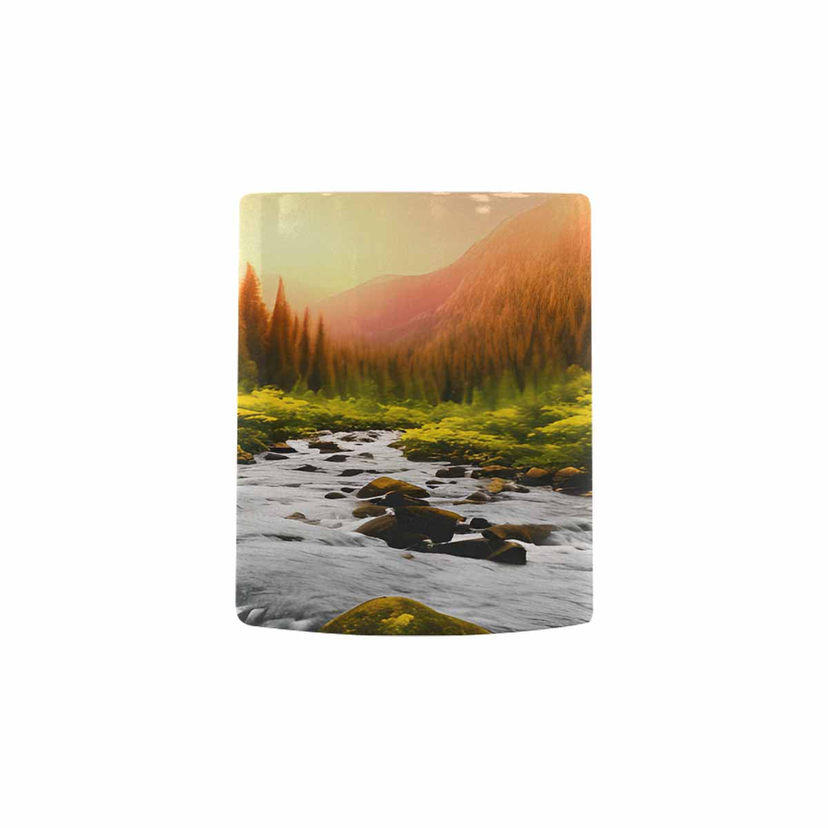 Rivers & Mountains Landscape mugs, set 1 design 15