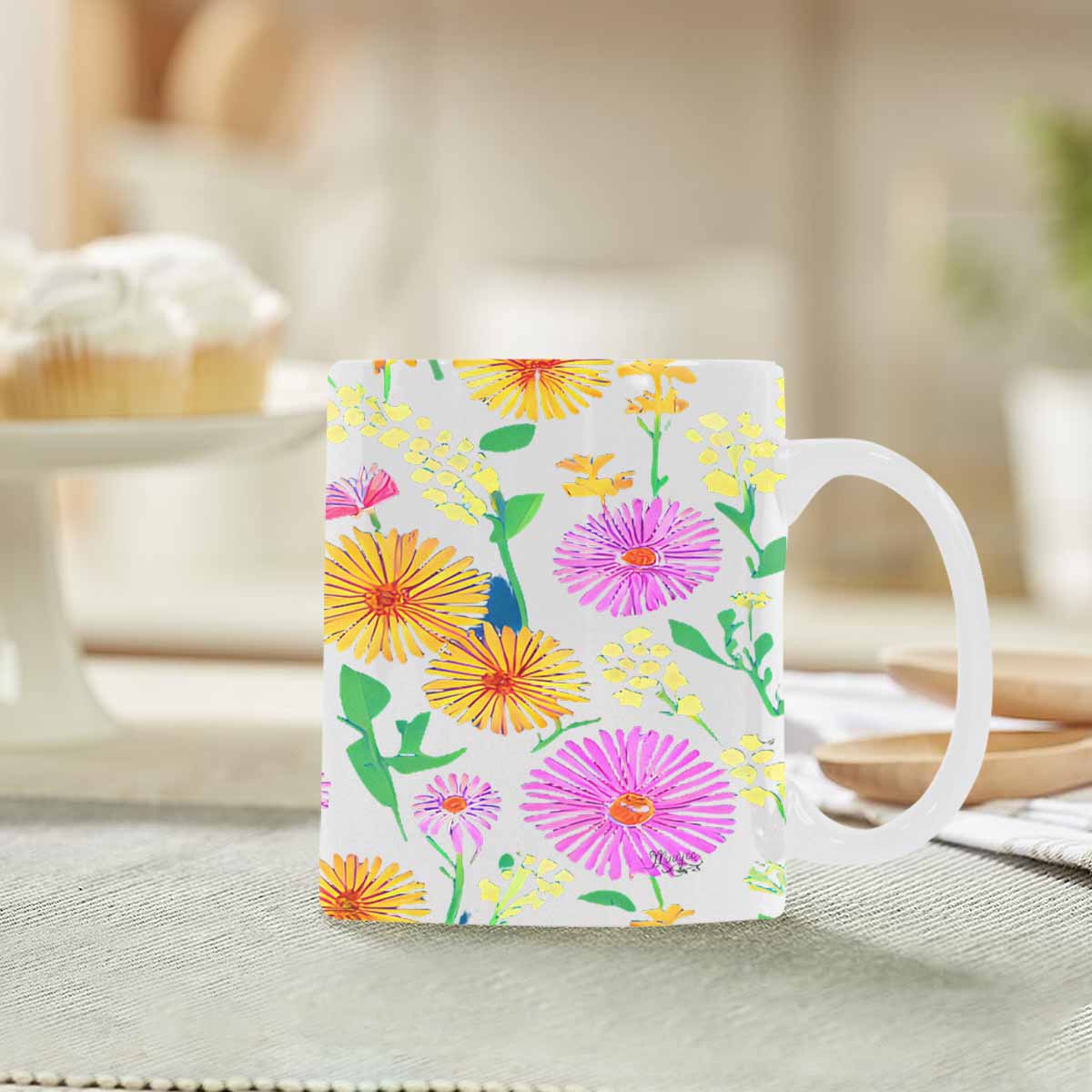 Quality Mug, coffee mug, tea cup, Set 1A, Mixed Floral design 47